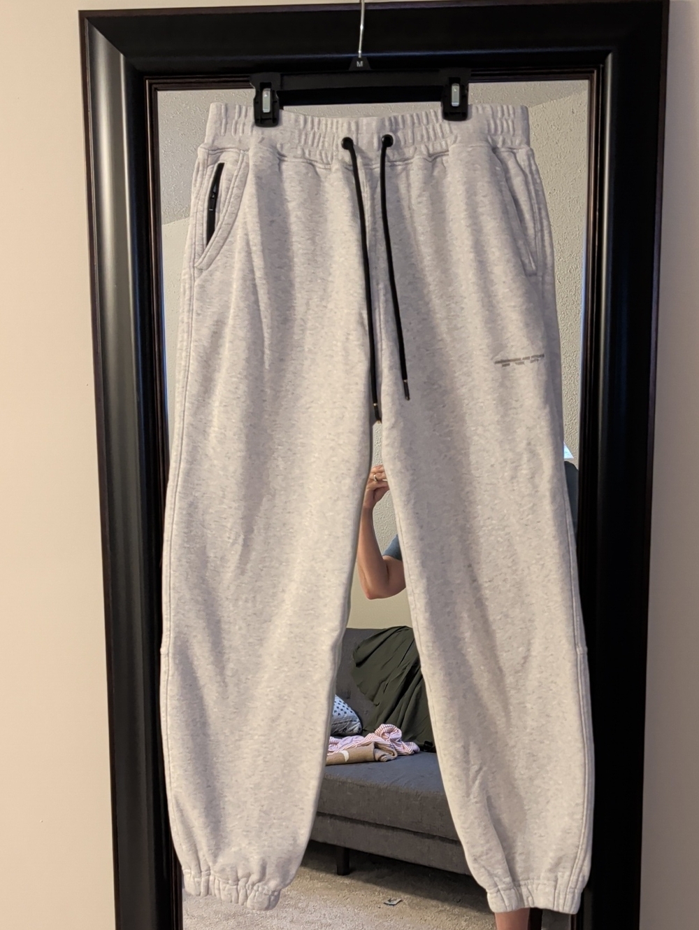 Abercrombie & Fitch Relaxed Fit Fleece Light Gray Men's Joggers
